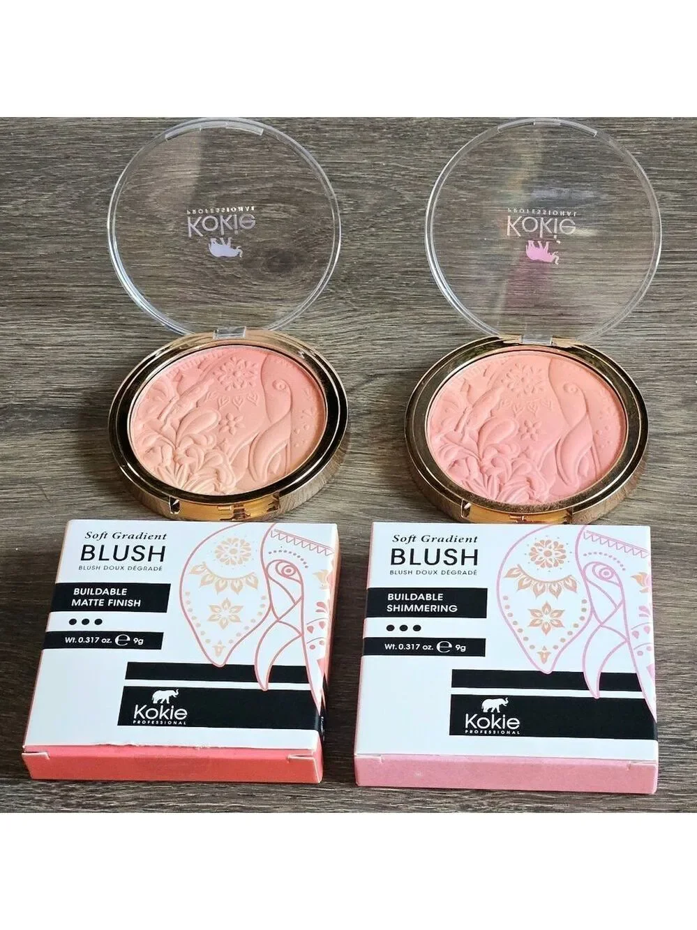 Kokie Soft Gradient Blush Duo in Cheeky Matte & Sweetheart Shimmer NEW
